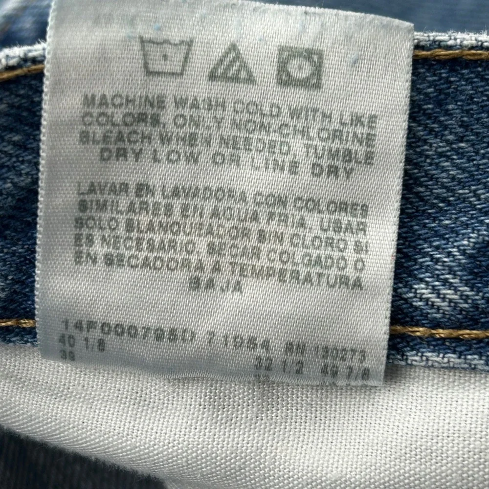 Wrangler Jeans Blue Mens 38x32 Regular Fit Straight Leg Denim
